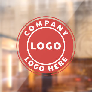 Moderne Zakelijk Logo Bedrijfslogo Raamsticker