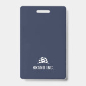 Moderne Zakelijke Bedrijfs-ID Badge (Achterkant)