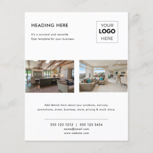 Moderne Zakelijke Branding voor Vastgoed Flyer