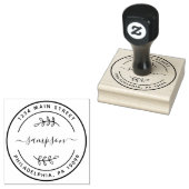 Moderne zakelijke familie bruiloft rubberstempel (Gestempeld)