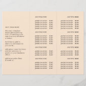 Moderne zakelijke foto & Logo Trifold Brochure (Achterkant)