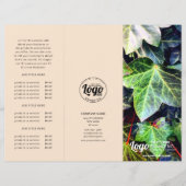 Moderne zakelijke foto & Logo Trifold Brochure (Voorkant)