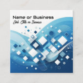 Moderne zakelijke graphics vierkante visitekaartje (Voorkant)