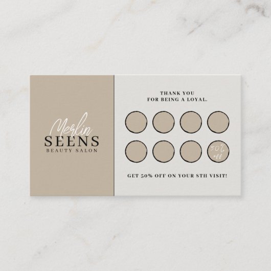 Moderne zakelijke kaart voor afkorting op zakelijk klantenkaartje (Voorkant)