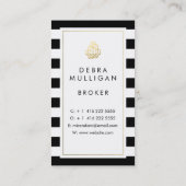 Moderne zakelijke kaarten voor onroerend goed visitekaartje (Achterkant)
