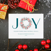 Moderne zakelijke kerst met feestdagen feestdagenkaart