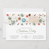 Moderne zakelijke kerstfeestminimalistische beelde kaart (Voorkant)