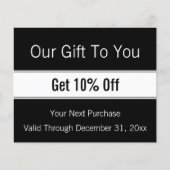 Moderne zakelijke korting voor zwarte en witte Sja Flyer (Voorkant)