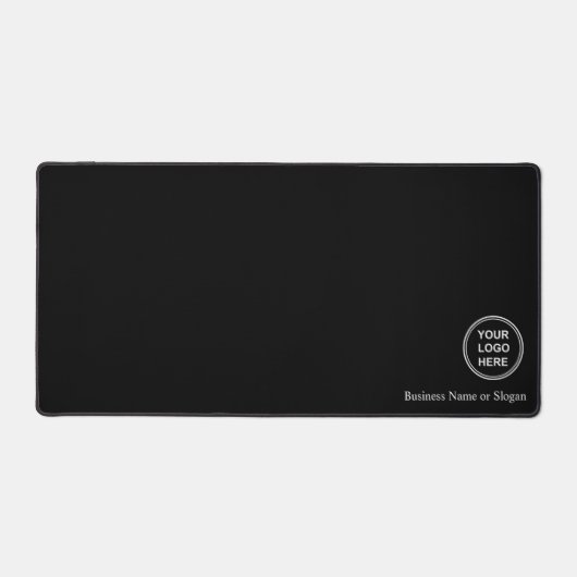 Moderne zakelijke Logo Black Bureaumat (Voorkant)