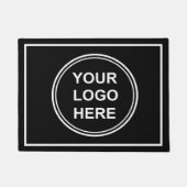 Moderne zakelijke Logo Black Deurmat (Voorkant)