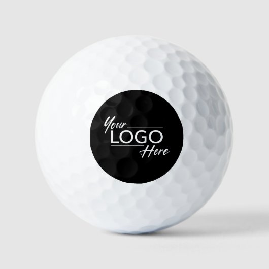 Moderne zakelijke Logo Black Golfballen (Voorkant)