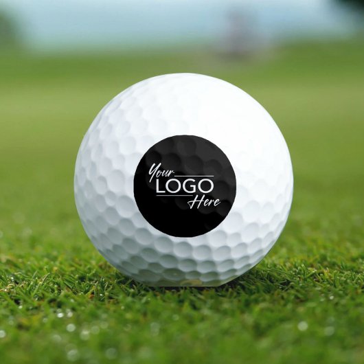 Moderne zakelijke Logo Black Golfballen