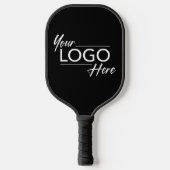 Moderne zakelijke Logo Black Pickleball Paddle (Voorkant)