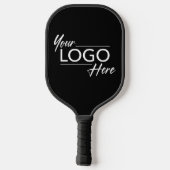 Moderne zakelijke Logo Black Pickleball Paddle (Achterkant)
