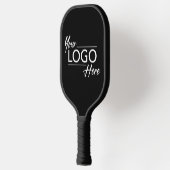Moderne zakelijke Logo Black Pickleball Paddle (Links)