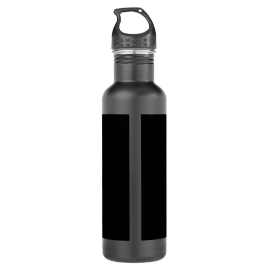 Moderne zakelijke Logo Black Waterfles (Achterkant)