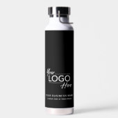 Moderne zakelijke Logo Black Waterfles (Links)