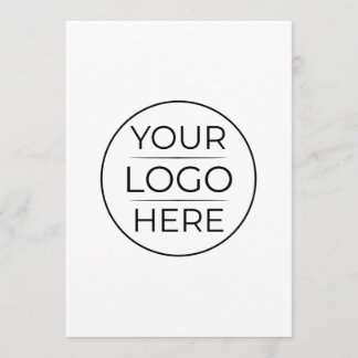 Moderne Zakelijke Logo branding Advieskaart