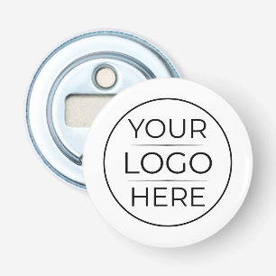 Moderne Zakelijke Logo branding Button Flesopener
