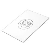 Moderne Zakelijke Logo branding Notitieblok (Schuin)