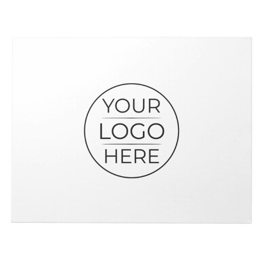 Moderne Zakelijke Logo branding Notitieblok (Voorkant)