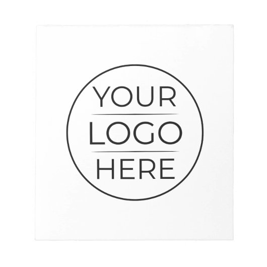 Moderne zakelijke logo branding notitieblok (Voorkant)