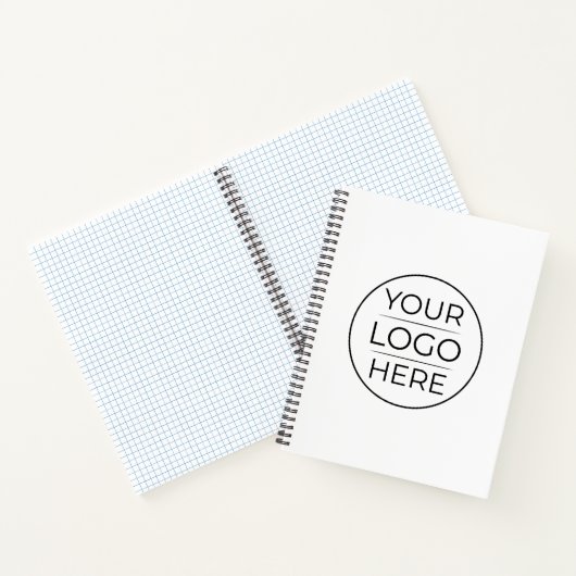 Moderne Zakelijke Logo branding Notitieboek (Binnen)