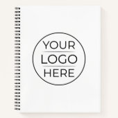 Moderne Zakelijke Logo branding Notitieboek (Voorkant)