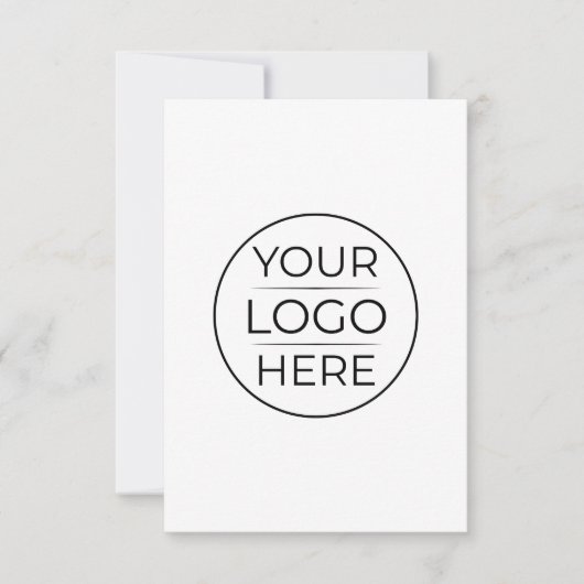 Moderne Zakelijke Logo branding Save The Date (Voorkant)