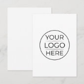 Moderne Zakelijke Logo branding Save The Date (Voorkant / Achterkant)