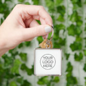 Moderne Zakelijke Logo branding Sleutelhanger (Hand)