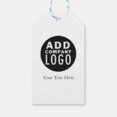 Moderne zakelijke Logo Cadeaulabel (Achterkant)