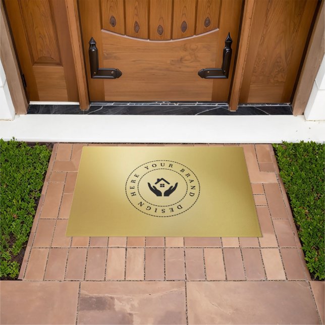  moderne zakelijke Logo Deurmat (Buiten)