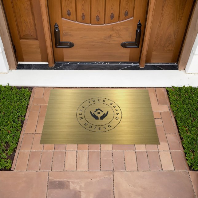  moderne zakelijke Logo Deurmat (Buiten)