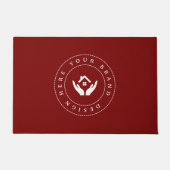  moderne zakelijke Logo Deurmat (Voorkant)