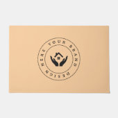  moderne zakelijke Logo Deurmat (Voorkant)