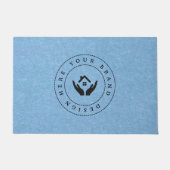 moderne zakelijke Logo Deurmat (Voorkant)