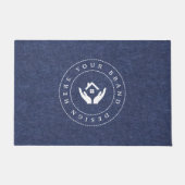 moderne zakelijke Logo Deurmat (Voorkant)