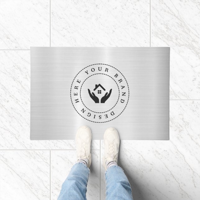  moderne zakelijke Logo Deurmat (Binnen)
