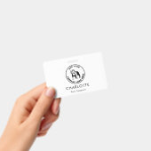 Moderne Zakelijke Logo Diergeneeskundig Technicus  Badge (Handheld)