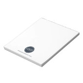 Moderne zakelijke Logo en medewerker van de Websit Notitieblok (Linkerzijde)