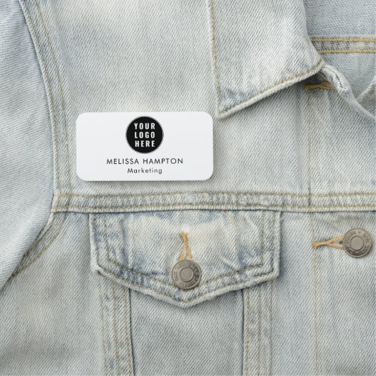 Moderne zakelijke Logo en medewerkers Naamplaatje (In situ)