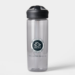 Moderne Zakelijke Logo en Website Aangepast Waterfles
