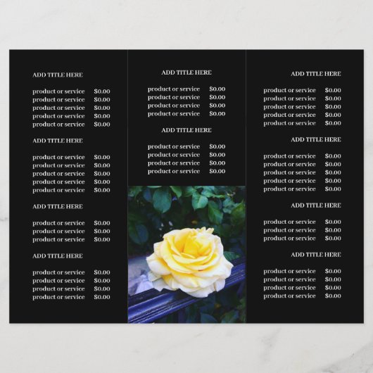 Moderne zakelijke Logo foto - drieledig zwart broc (Achterkant)