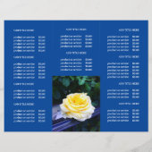 Moderne zakelijke Logo Foto drievoudig blauw broch (Achterkant)