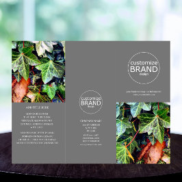 Moderne zakelijke Logo Foto drievoudig grijs broch