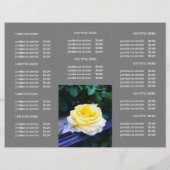 Moderne zakelijke Logo Foto drievoudig grijs broch (Achterkant)