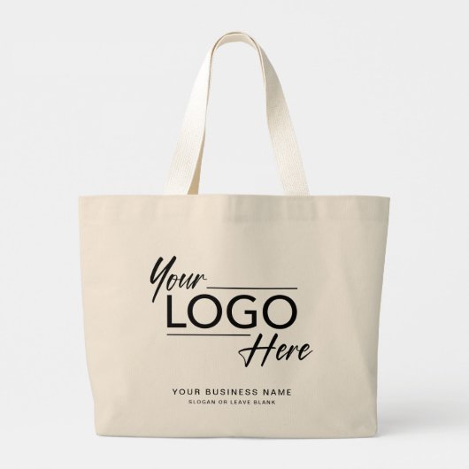 Moderne zakelijke Logo Grote Tote Bag (Achterkant)