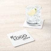 Moderne zakelijke Logo Kartonnen Onderzetters (Insitu)