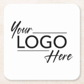 Moderne zakelijke Logo Kartonnen Onderzetters (Voorkant)